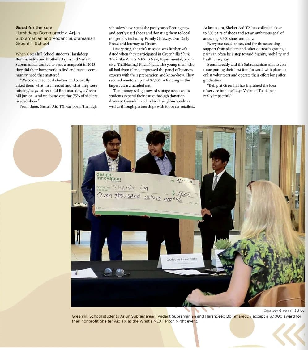 Shelter Aid TX featured in Dallas Morning News